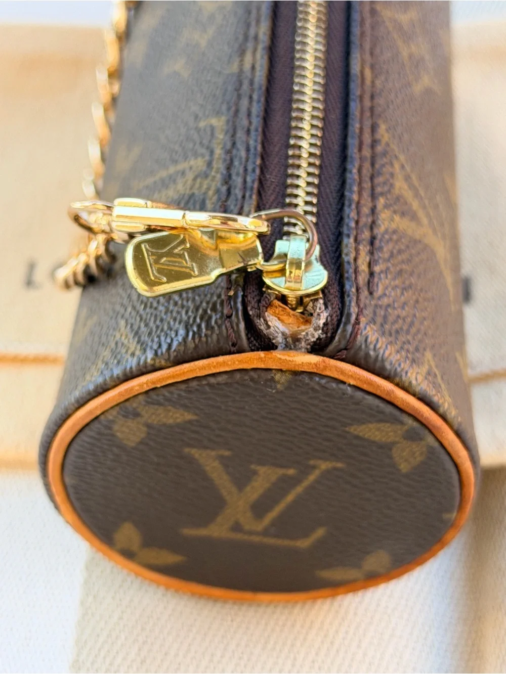Louis Vuitton Baby Papillon 15 canvas and patina on Vachetta beautiful READ LIST